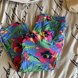 Ralph Lauren capri pants - Blue and Pink size 2